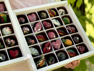 Корпусные конфеты из бельгийского шоколада 25 конфет