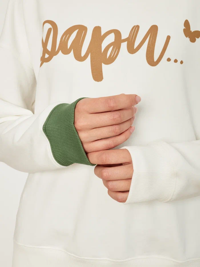 ЖЕНСКИЙ СВИТШОТ БЕЛЫЙ "ДАРИ"