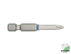 Бита PH2 50мм Е 1/4 2шт торсионная кованая, обточенная, хромомолибд. ЭКСПЕРТ ЗУБР 26011-2-50-2