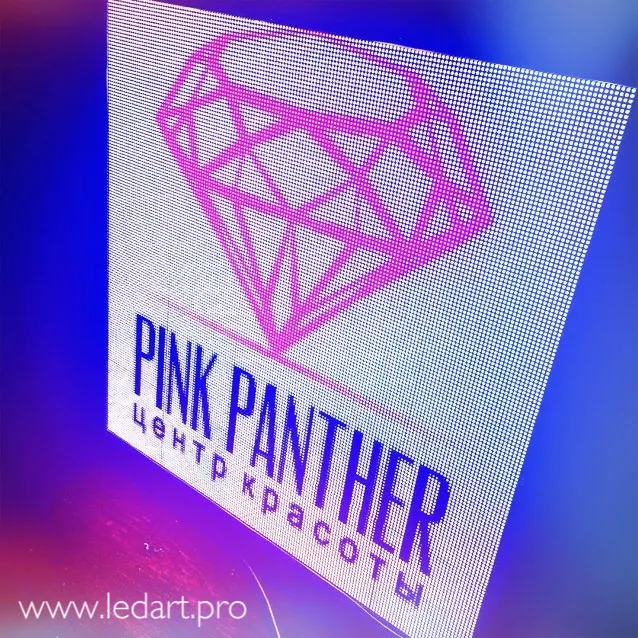 Светодиодная видеовывеска с шагом пикселя Р6 размером 101х101 см