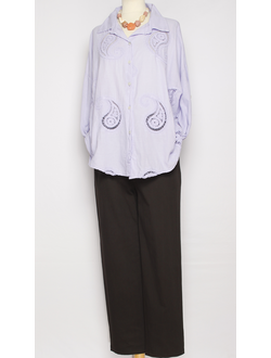 Брюки "ХЛОПОК ЗАУЖЕННЫЕ " чёрные р.48,50,52,54,56,58