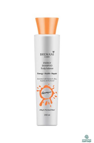 Шампунь "Энергия, восстановление и здоровье. Баланс кожи головы". Для нормальных и жирных волос.