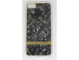 Защитная крышка силиконовая iPhone 7/8 камень, черная