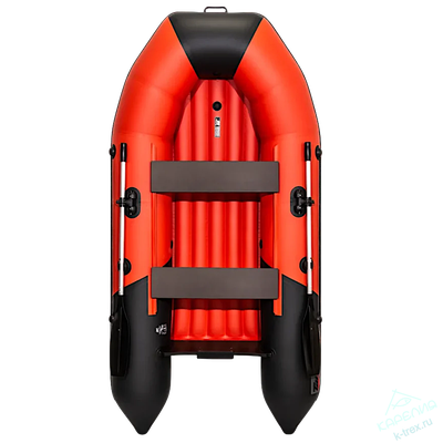 Лодка ПВХ Мастер Лодок Таймень NX2800НДНД &quot;Комби&quot; Красный / Черный