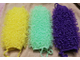 Машина вязания трехцветный банных мочалок