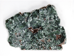 Клинохлор (серафинит), срез полированный с двух стороны, Россия, Иркутская область (38*33*4,5 мм, 7,3 г) №28400