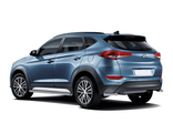 Защита заднего бампера уголки d60 для HYUNDAI TUCSON 2015-... (RIVAL, РОССИЯ)