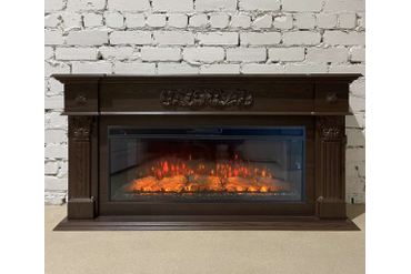 Линейный электрокамин Лидс