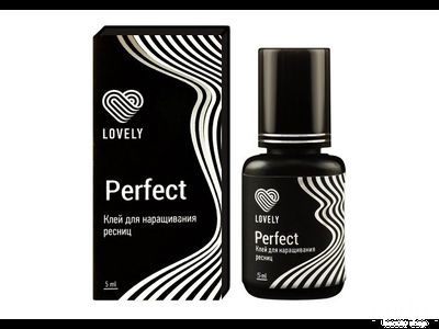 Клей чёрный Lovely &quot;Perfect&quot; для наращивания ресниц 5 мл | Лавли Перфект