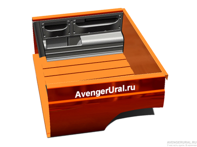 Боковые панели грузового кузова с органайзером УАЗ 2015-