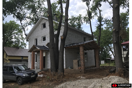 Электромонтаж в 2-этажном доме в поселке Волгарь