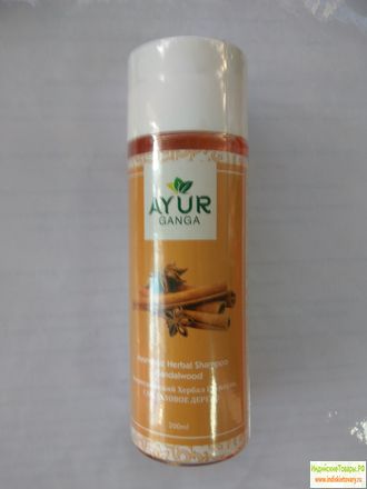 Шампунь САНДАЛОЕ ДЕРЕВО от компании Аюрганга (Ayurvedic Shampoo SANDALWOOD) 200 мл