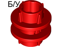 ! Б/У - Technic Driving Ring 2L with 4 Teeth, Red (6539 / 4278957) - Б/У