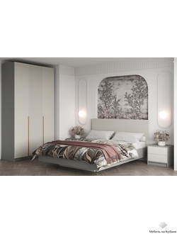 Селена набор мебели для спальни Шиншилла серая / Кварц грей софт
