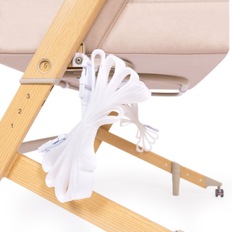 Приставная кроватка Nuovita Accanto Dalia Beige, Albero/Бежевый, дерево