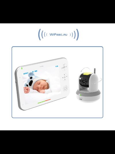Видеоняня с моторизированной видеокамерой Ramili Baby  RV700