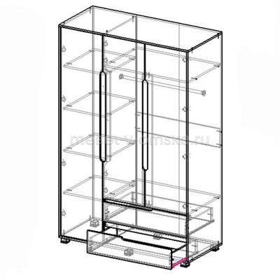 Шкаф Мария 3-х дверный