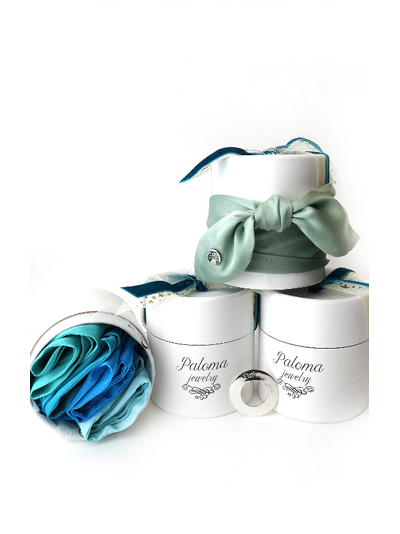 Шарф шелковый AQUA Collection