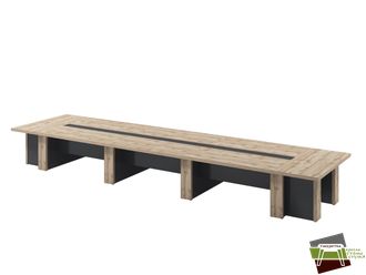 Стол переговоров на 14 человек Т-107 6200*1600*750 (Ш*Г*В)