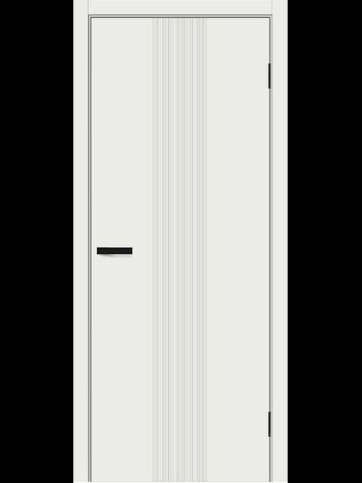 Дверь белый винил Граффити-21 Super White