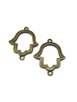 Подвеска металлическая, амулет счастья