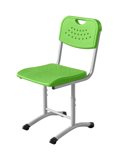Школьный стул ШС02 зеленый пластик