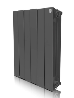 Биметаллический радиатор Royal Thermo Piano Forte Noir Sable (6 секции)