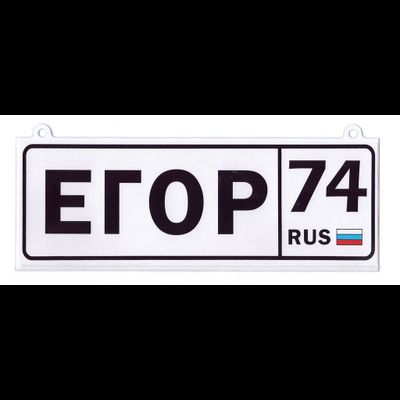 Номера на коляски под вставку изображения (10 штук)