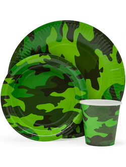 ПРАЗДНИЧНАЯ ПОСУДА КАМУФЛЯЖ