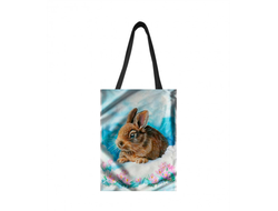 Сумка-шоппер  вертикальная год Кролика №19