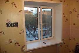 ОТДЕЛКА ОКОН: УСТАНОВКА ПОДОКОННИКА И УСТАНОВКА ОТКОСОВ