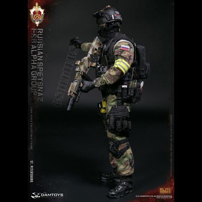 Спецназ ФСБ "Альфа" в Санкт-Петербурге - Коллекционная ФИГУРКА 1/6 scale Aciton Figure RUSSIAN SPETSNAZ FSB ALPHA GROUP St.Petersburg (78071) - DAMTOYS