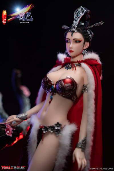 Лиса-оборотень Да Цзи (серебряная версия) - КОЛЛЕКЦИОННАЯ ФИГУРКА 1/6 Su Daji Silver (PL2023-206B) - TBLeague