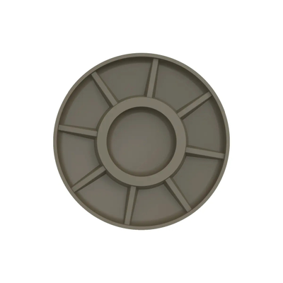 Крышка колодца коричневая ребра жесткости