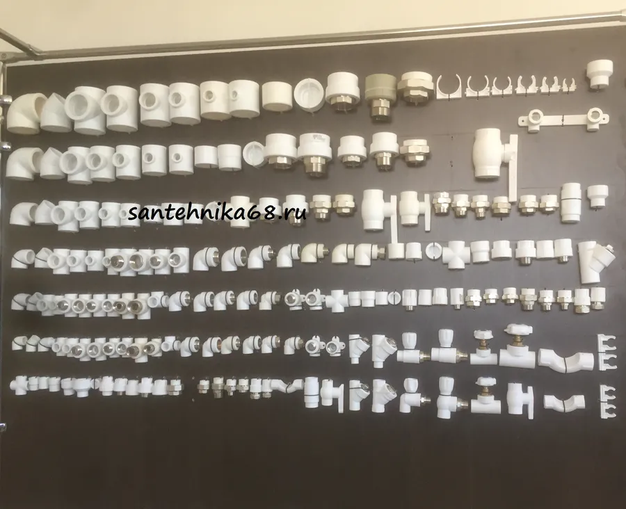 Трубы полипропилен 20 25 32 40 50 63 75 90 110 пп и фитинги к ним