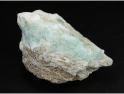 Арагонит голубой, необработанный, образец, Африка (46*37*30 мм, 56 г) №38070