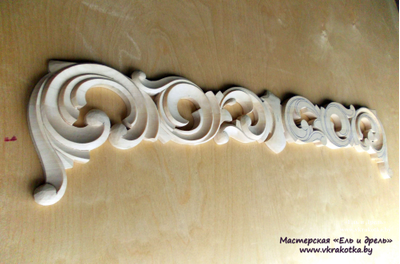 Накладная резьба ручная работа