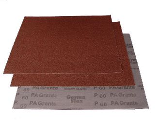 Шлифовальный лист PLEXPART 230x280 на тканевой основе (электрокорунд бордовый)