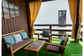 Апартаменты с 1 спальней и террасой