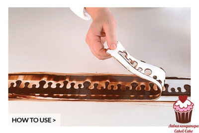 Форма для декора "Капли", силикон