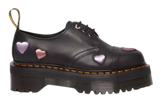 Dr Martens 1461 Leather Heart Platform Shoes