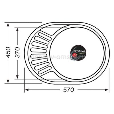 Мойка врезная PREMIAL- PL5745