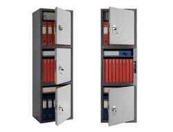 Металлический бухгалтерский шкаф AIKO SL-150/3Т