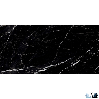 Керамогранит Ocean Ceramic Flash black 60 x 120 см черный полированная