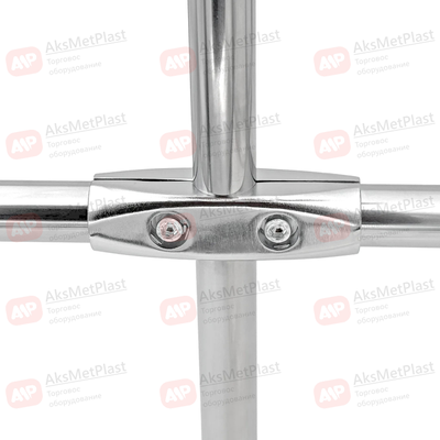 UNO-03 Соединитель 3-х труб системы Joker-Uno d=25 мм, цвет: хром