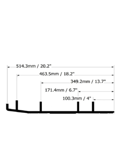 Коньки лыж Sledex для Arctic Cat A-04-0-4-130 (0703-871,1703-218, 2703-375)