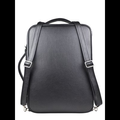 Кожаная сумка-рюкзак Castenaso black (арт. 3108-01)