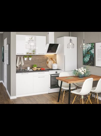 София Белый глянец модульная кухня