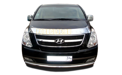 Защита переднего бампера d60 для Hyundai H-1 Grand Starex (2007-)