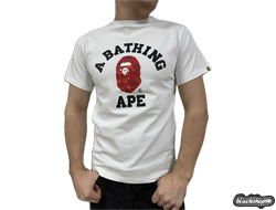 T-shirt Bape big logo White (S, M, L, XL, 2XL)